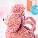 Pink Poodle Handbag Project Knitting Pattern