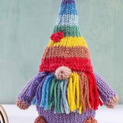 Rainbow Pride Gonk Knitting Pattern | A Year of Gonks Knitting Pattern