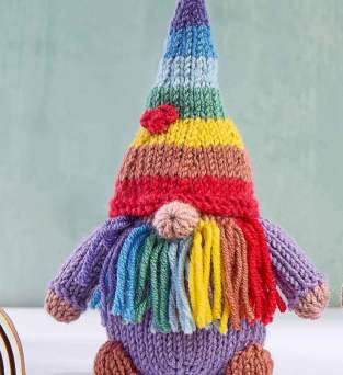 Rainbow Pride Gonk Knitting Pattern | A Year of Gonks Knitting Pattern