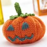 3 Halloween Knitting patterns: witch hat, zombie and pumpkin Knitting Pattern