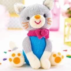Toy Cat Knitting Pattern