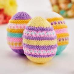 Quick Easter Eggs Knitting Pattern