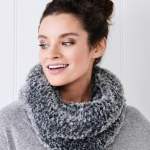 Quick Faux Fur Cowl Knitting Pattern