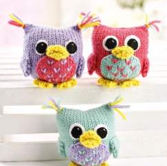 Quick Knit Owls Knitting Pattern