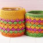 Quick Upcycled Jam Jar Covers Knitting Pattern