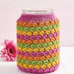 Quick Upcycled Jam Jar Covers Knitting Pattern