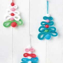 Quirky Christmas Trees Knitting Pattern