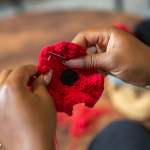 Official Royal British Legion Poppy Flower | Charity Pattern Set Knitting Pattern