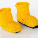 RNLI charity welly pattern Knitting Pattern