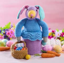 Easter Rabbit Storage Jar Knitting Pattern Knitting Pattern