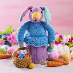 Easter Rabbit Storage Jar Knitting Pattern Knitting Pattern