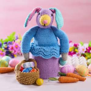 Easter Rabbit Storage Jar Knitting Pattern Knitting Pattern