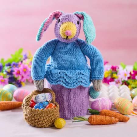 Easter Rabbit Storage Jar Knitting Pattern Knitting Pattern