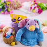 Easter Rabbit Storage Jar Knitting Pattern Knitting Pattern