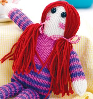 Easy Rag Doll Toy Knitting Pattern