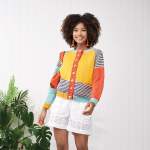 Rainbow Riot Cardigan Knitting Pattern