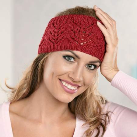 Cosy Lace Headband Knitting Pattern Knitting Pattern