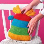Reindeer Cushion Knitting Pattern