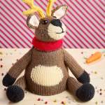 Reindeer Christmas Storage Jar Knitting Pattern Knitting Pattern