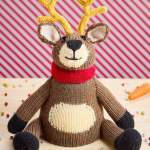 Reindeer Christmas Storage Jar Knitting Pattern Knitting Pattern