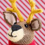 Reindeer Christmas Storage Jar Knitting Pattern Knitting Pattern