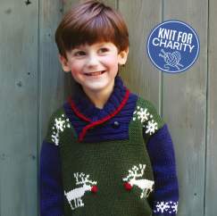 Kids Reindeer Christmas Jumper Knitting Pattern | Save the Children - Knitting Pattern