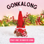 Gonkalong Part One: Reindeer Gonk Knitting Pattern Knitting Pattern