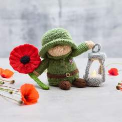 Remembrance Gonk Chocolate Orange Cover Knitting Pattern Knitting Pattern