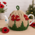 Remembrance Day Poppy Tea Cosy Set Knitting Pattern Knitting Pattern