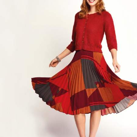 Retro cardigan Knitting Pattern