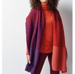 Reversible Sunset Wrap Knitting Pattern