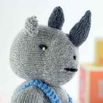 Rhino Toy Knitting Pattern Knitting Pattern