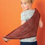 Ribbed shawl / scarf Knitting Pattern