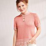 Ripple Stripe Top Knitting Pattern