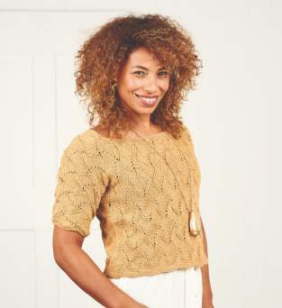Ripple Weave Top Knitting Pattern Knitting Pattern