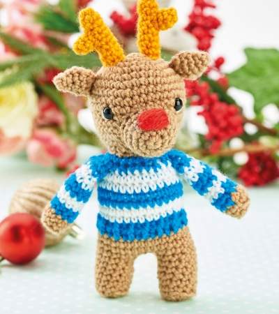 Christmas Crochet-Along Part 3: Robbie the Reindeer  crochet Pattern