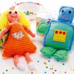 Robot and Doll Toys Knitting Pattern
