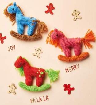Rocking Horses Crochet Pattern Knitting Pattern