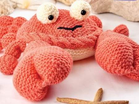 Knitted Crab Knitting Pattern