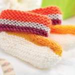 Roll-top Booties Knitting Pattern