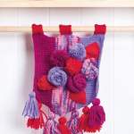 Rose Wall Hanging Knitting Pattern