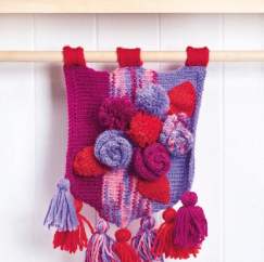 Rose Wall Hanging Knitting Pattern