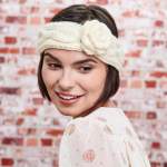Rose and Leaf Headband Knitting Pattern