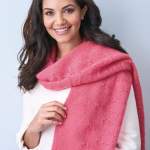 Rosebud wrap Knitting Pattern