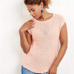 Ruffle Edged Top Knitting Pattern Knitting Pattern