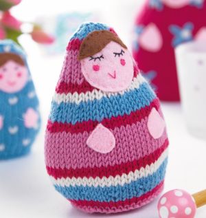 Russian Matryoshka Dolls Toy Knitting Pattern