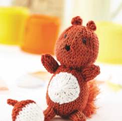 Rusty the Squirrel Toy Knitting Pattern Knitting Pattern