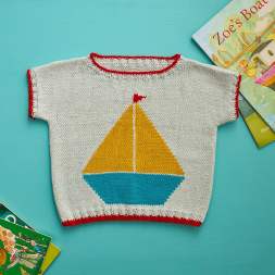 Sail Boat Child’s T-shirt Knitting Pattern Knitting Pattern