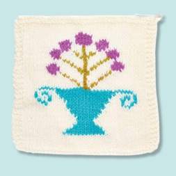 Spring Meadow Blanket Knitalong Part Four: Flower and Jewels Knitting Pattern