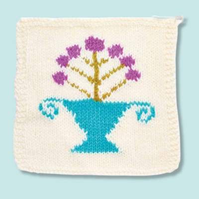 Spring Meadow Blanket Knitalong Part Four: Flower and Jewels